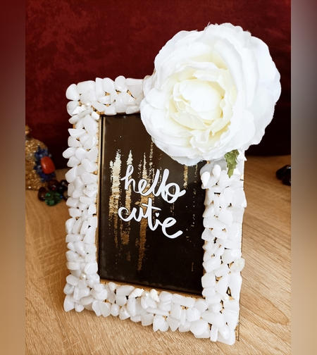 Рамка за снимкa с Бели Ахати и Бяла Роза