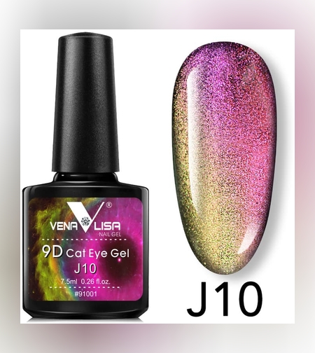 Venalisa 9D магнитен гел лак- Котешко око-10