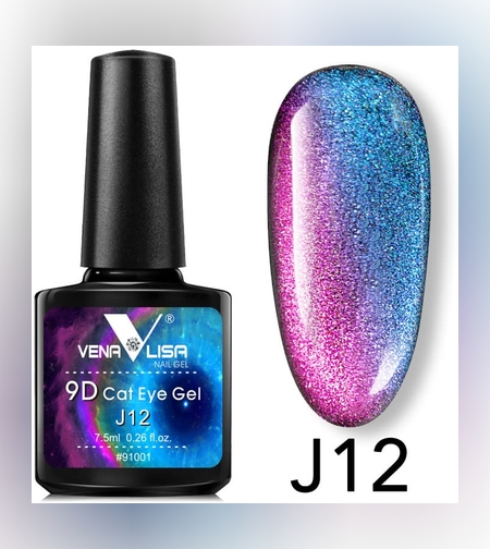 Venalisa 9D магнитен гел лак- Котешко око-12