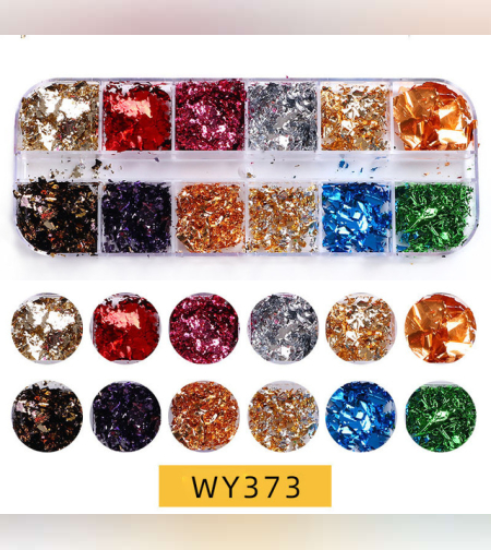 12 броя намачкано фолио за декорация 3D ефект