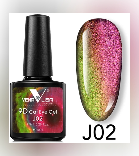 Venalisa  9D   магнитен гел лак - Котешко око-02
