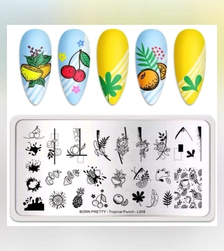 Шаблон за печат Born Pretty- L008