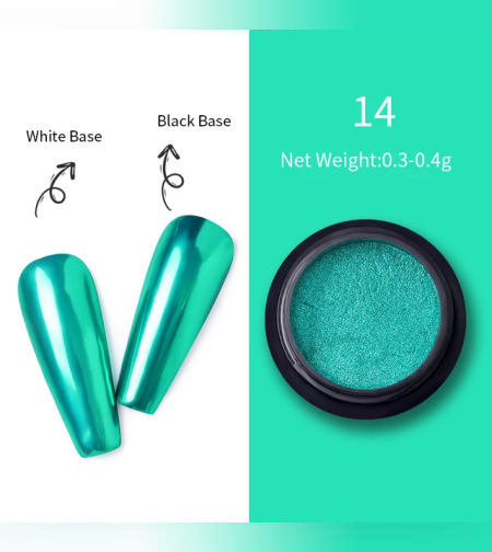 Огледален пигмент за нокти 14