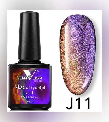 Venalisa 9D магнитен гел лак- Котешко око-11