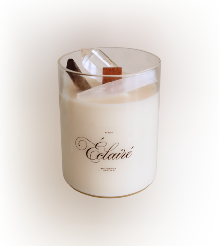 The Miel de Cachemire Crystal Candle