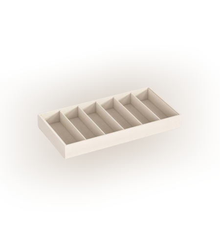 ROUÉ HAIR CLIPS VELVET VANITY TRAY in BREEZE