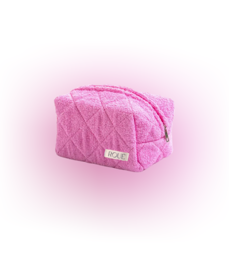 SMALL WATERMELON SHERBET TOWEL TOILETRY BAG