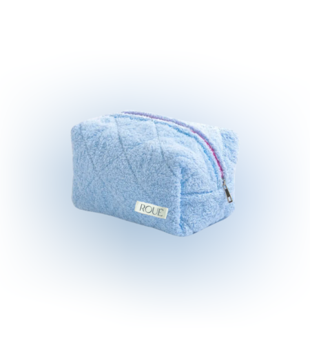 SMALL AQUA BREEZE TOWEL TOILETRY BAG