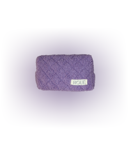 SMALL MISS LAVENDER TERRY TOILETRY BAG