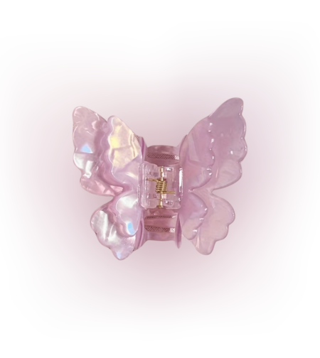 CUSTOM ROSE BUTTERFLY CLIP