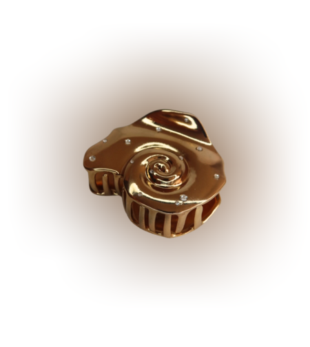 CUSTOM COQUILLE EN ROSE DORÉ METAL CLIP