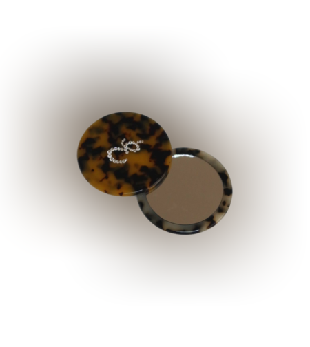 CUSTOM PОCKET MIRROR IN BURNED COCO