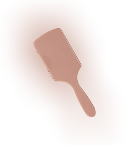 BIG CUSTOM ETOUPE HAIR BRUSH