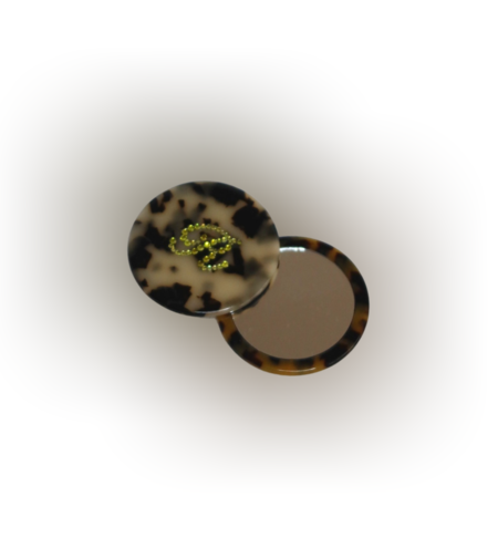 CUSTOM PОCKET MIRROR IN COCO