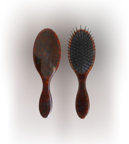 BIG CUSTOM TORTUE HAIR BRUSH