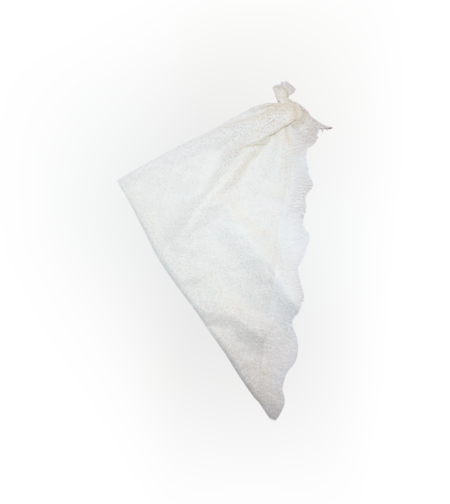 HANDMADE POINTE DE DENTELLE ROUÉ HEADSCARF