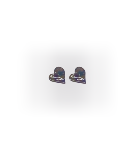 CUSTOM HEART MINI CLIP SET IN DUST