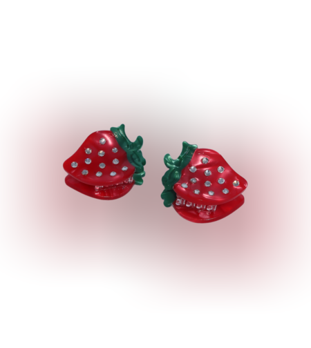 CUSTOM HEART MINI CLIP SET IN LIL’ BERRIES