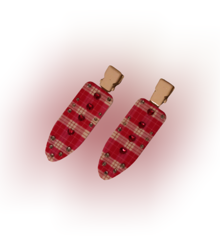 CUSTOM CABIN CHECK HAIR PINS