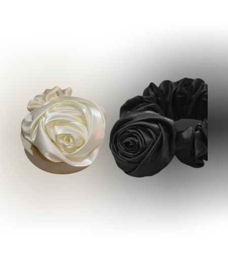 Rosette Scrunchies SET
