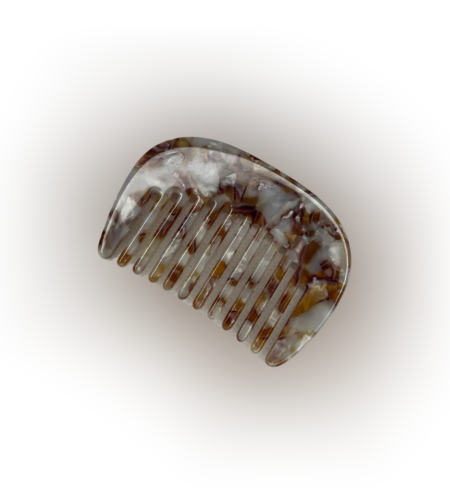 CUSTOM SMALL TOFFEE HAIR COMB