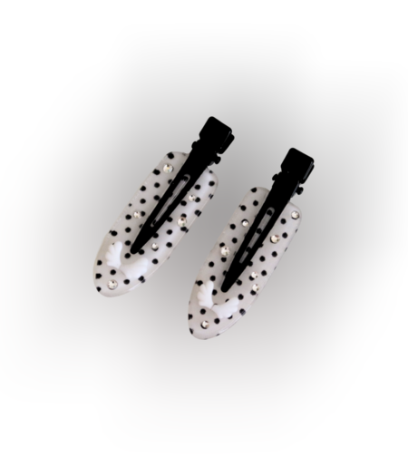 CUSTOM MOONLIGHT DOTS HAIR PINS