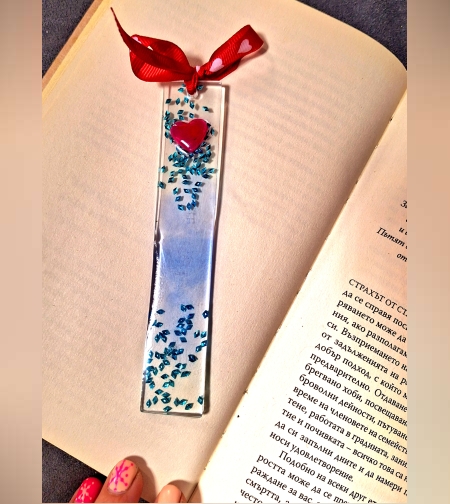 Книгоразделител от епоксидна смола 2