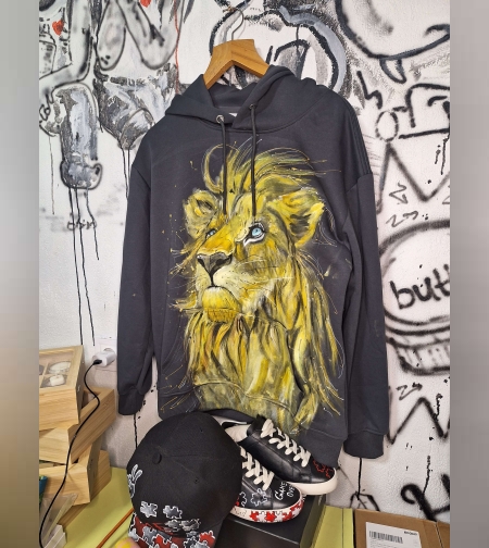 Блузон унисекс размер Л ръчна рисунка