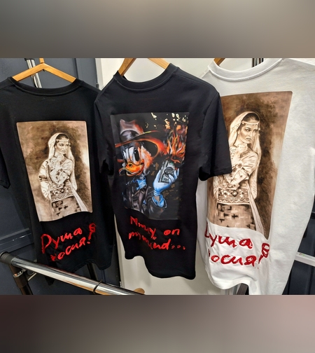 Тениска MONEY ON MY MIND(черно)