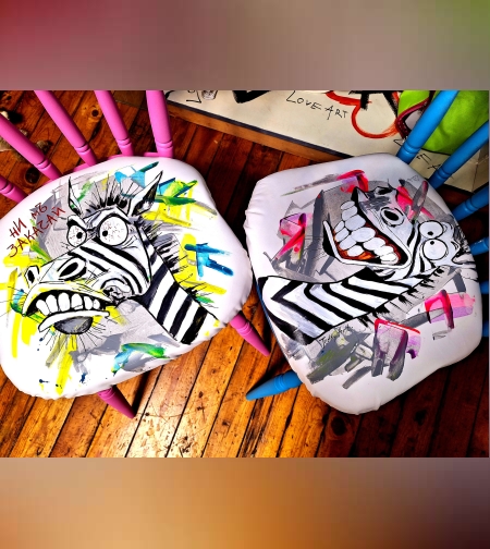 Комплект Арт столове 2бр