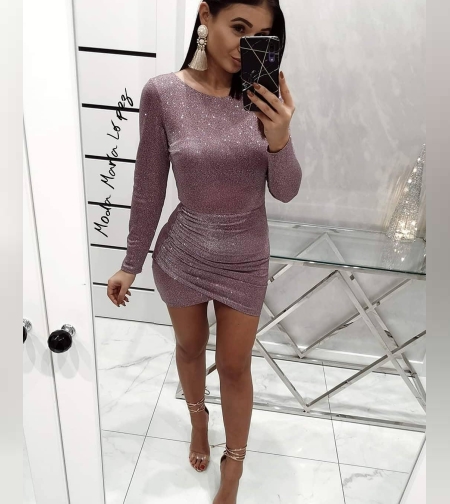 Елегантна блестяща рокля