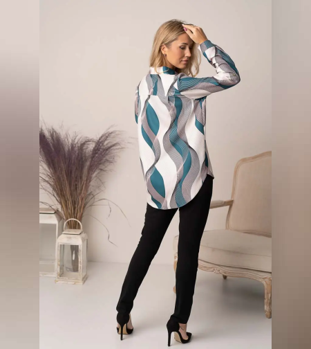 Дамска риза с принт