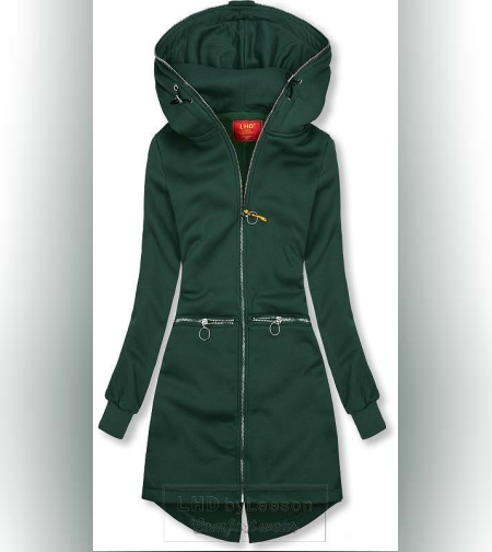 Дамски суичър в зелен цвят