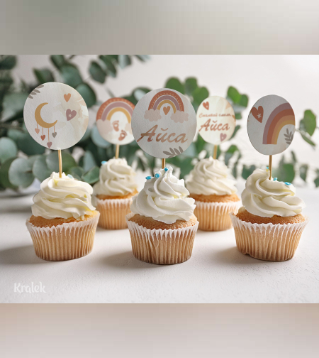 Топери за мъфини - Бохемска дъга
