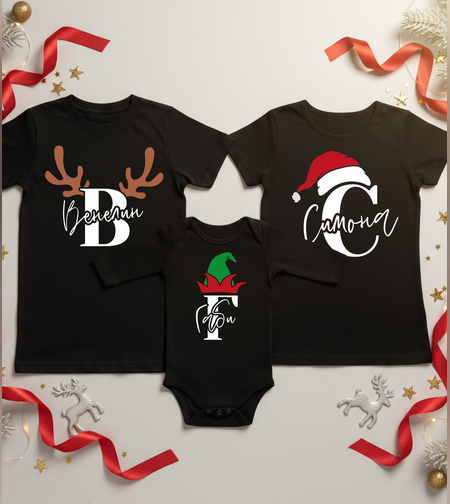 Семеен коледен комплект- Коледни буквички на нашето семейство