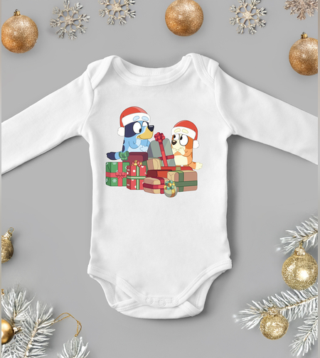 Бебешко боди -Блуи и Бинго