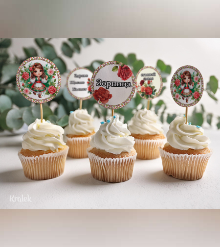Топери за мъфини- Българска девойка