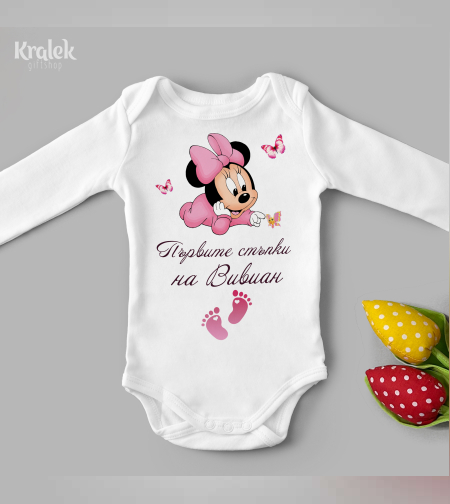Бебешко боди - Мини маус