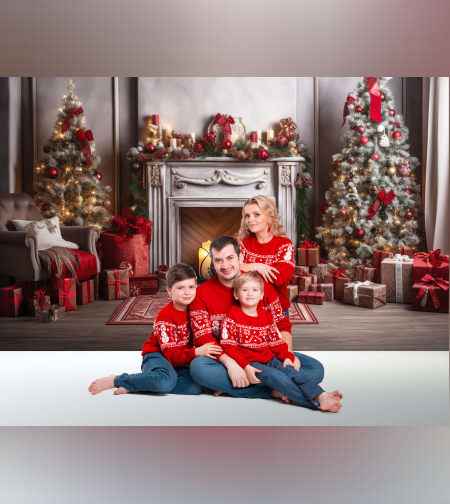 Фон за снимки - Топла Коледа(5 дизайна)