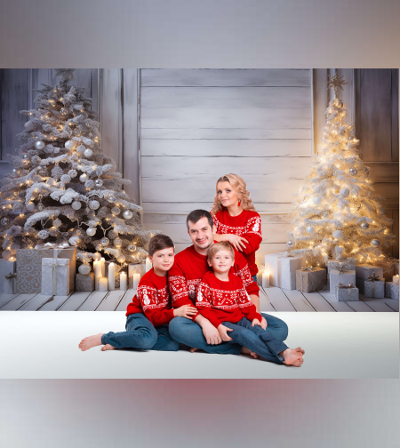 Фон за снимки - Златна коледа (8 дизайна)