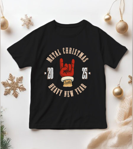 Коледна Тениска - Метал Коледа