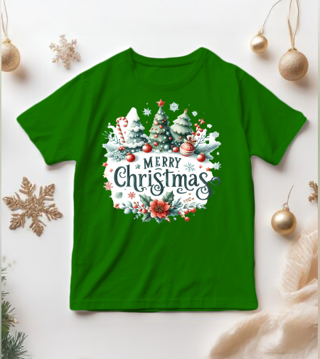 Коледна Тениска – Merry Christmas | Зимна магия