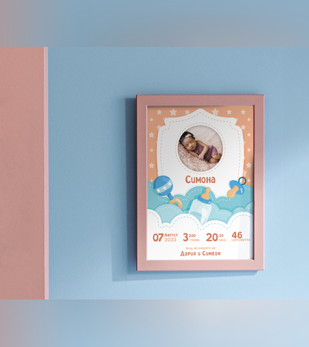 Бебешка Визитка -Облачни сънища