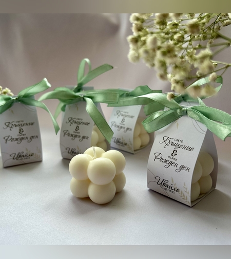 Ароматна ръчно изработена свещ - 