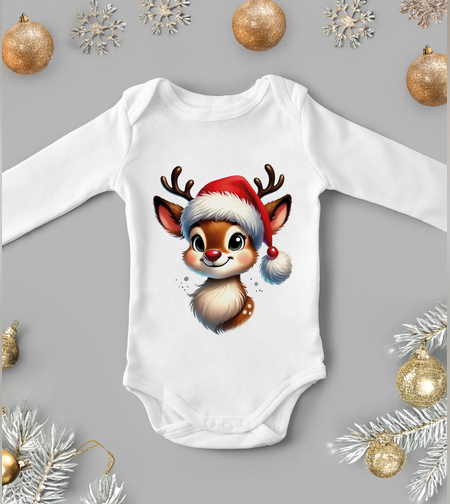Бебешко боди -Коледно еленче