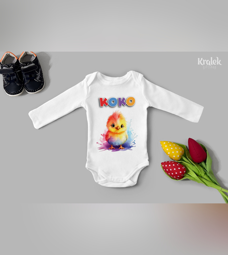 Бебешко боди - Пухкав Великден