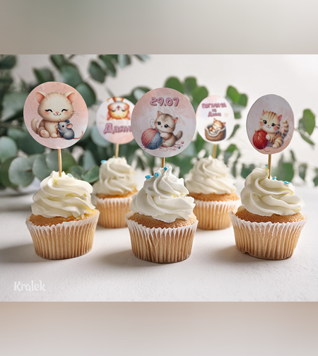 Топери за мъфини - Сладки котета