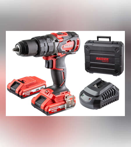 Бормашина ударна безч. 20V 2-ск. 2x2Ah 62Nm куфар RDI-CDB02