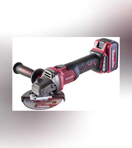 Ъглошлайф 20V 125mm 2x5Ah безчетков в куфар RDI-AGB61