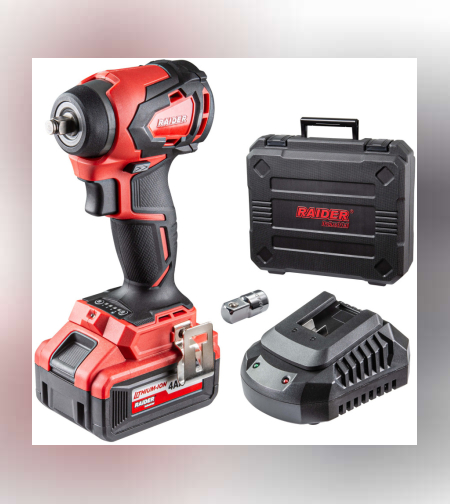 Гайковерт безч 20V 4-ск.4Ah 280Nm 3/8“ и 1/2